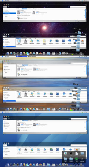 Pacote de temas para Windows Vista, estilo Leopard